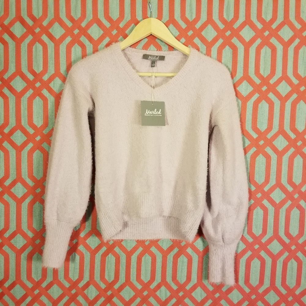 Marled by Reunited Clothing • NWT lilac sweater